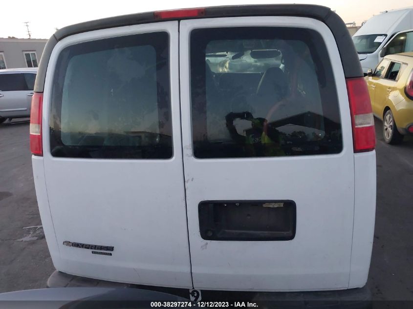 2015 CHEVROLET EXPRESS 2500 WORK VAN 1GCWGGCG5F1286373