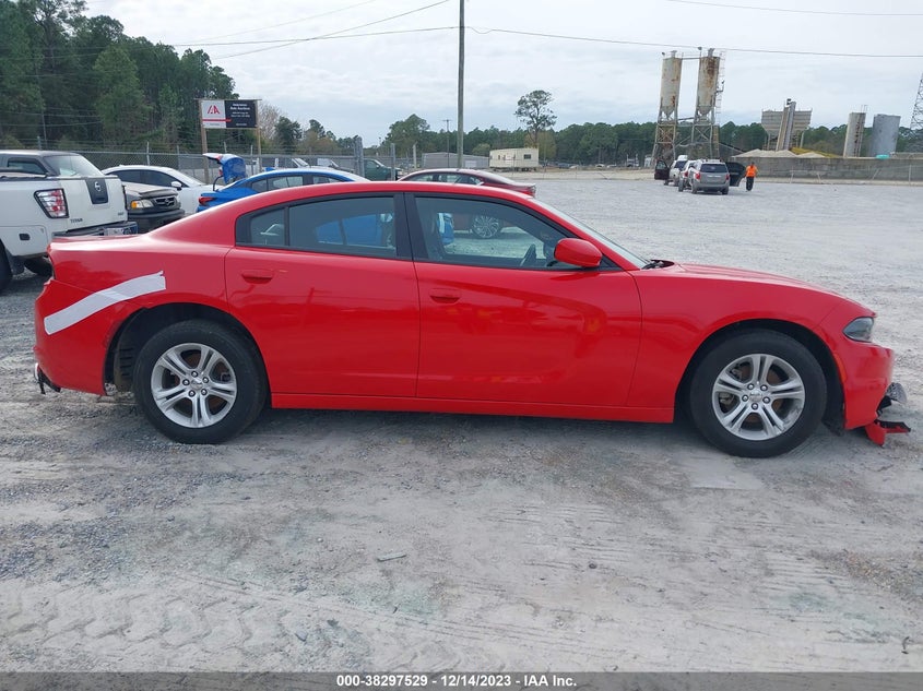 VIN 2C3CDXBG9MH642761 2021 DODGE CHARGER SXT RWD