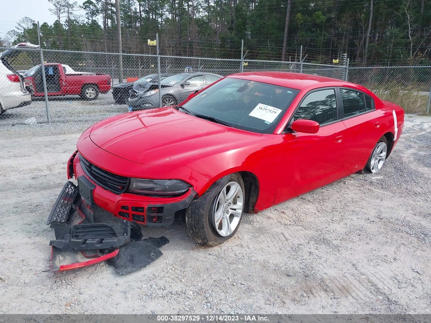 VIN 2C3CDXBG9MH642761 2021 DODGE CHARGER SXT RWD