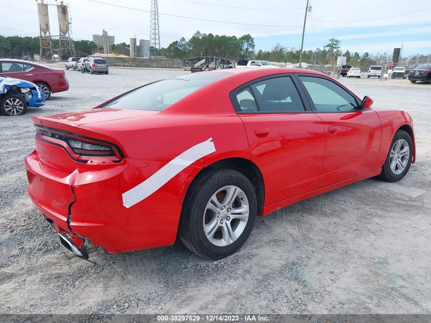 VIN 2C3CDXBG9MH642761 2021 DODGE CHARGER SXT RWD