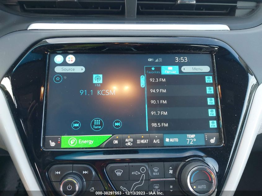 2019 CHEVROLET BOLT EV LT - 1G1FY6S09K4135310
