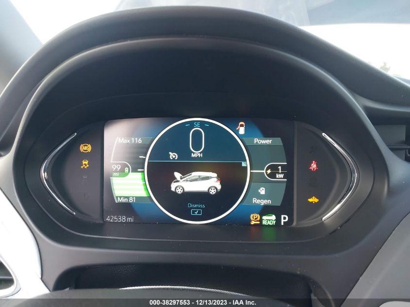 2019 CHEVROLET BOLT EV LT - 1G1FY6S09K4135310