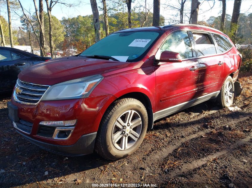2015 CHEVROLET TRAVERSE LT - 1GNKRGKD5FJ284355