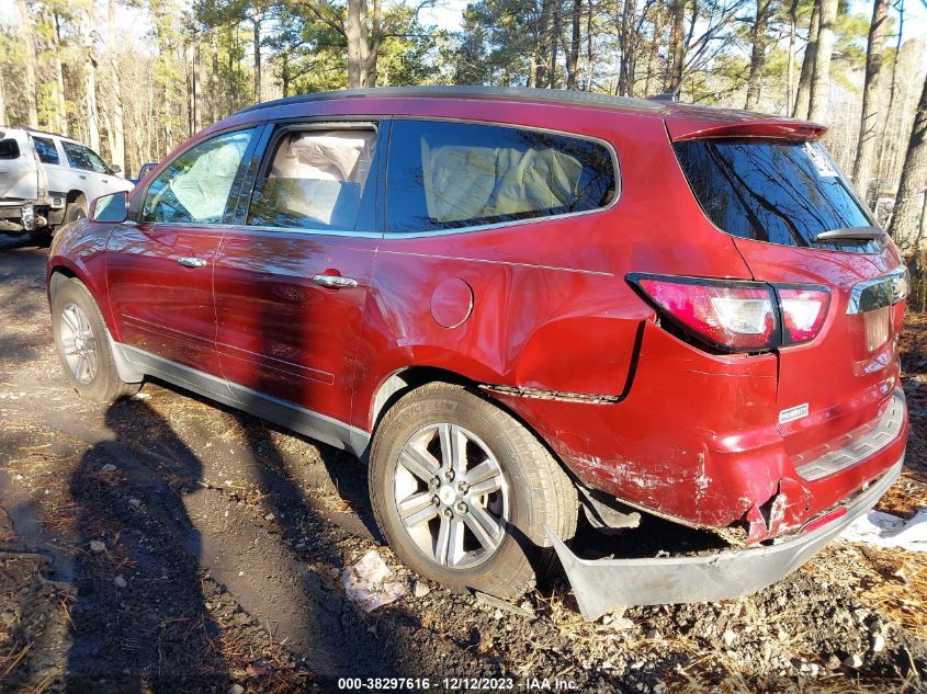 2015 CHEVROLET TRAVERSE LT - 1GNKRGKD5FJ284355