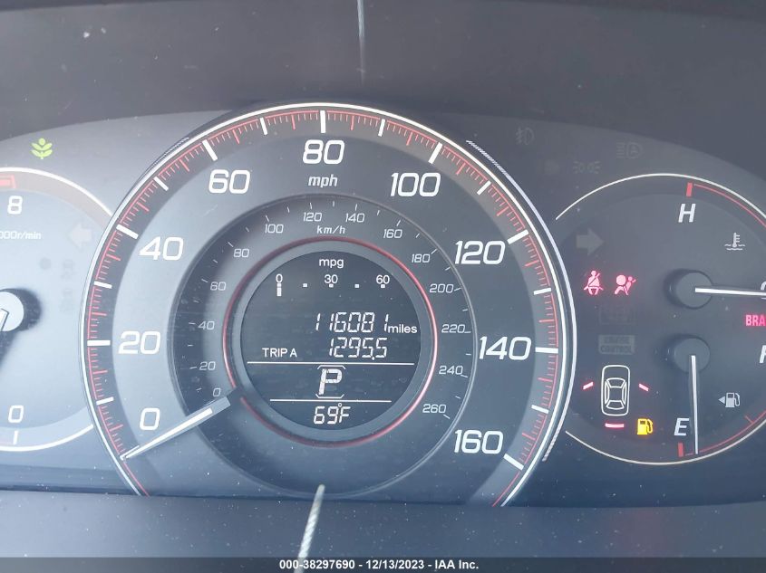 2013 HONDA ACCORD EX - 1HGCT1B79DA025324