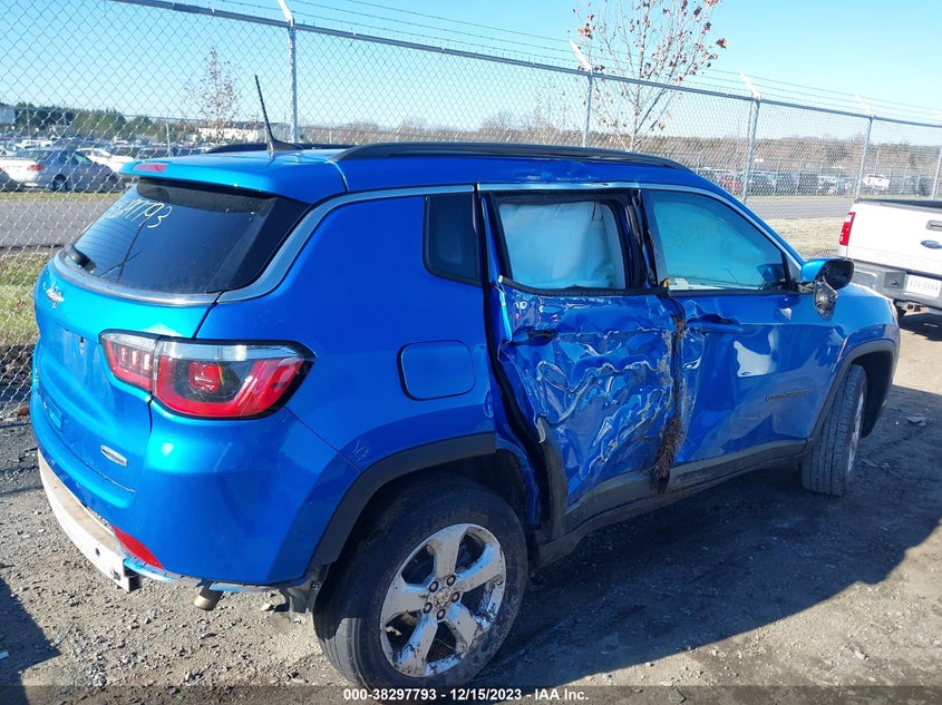 VIN 3C4NJDBB0KT593454 2019 JEEP COMPASS LATITUDE