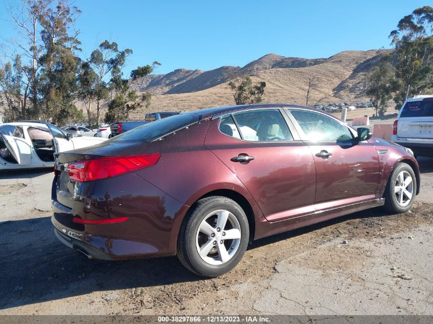 2014 KIA OPTIMA LX - 5XXGM4A72EG318827