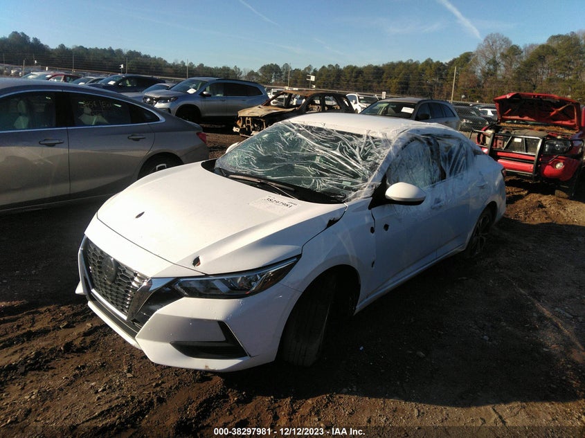 VIN 3N1AB8CV2NY290763 2022 NISSAN SENTRA SV