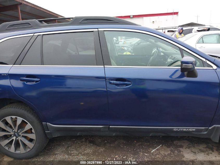 2016 SUBARU OUTBACK 2.5I LIMITED - 4S4BSANCXG3247381