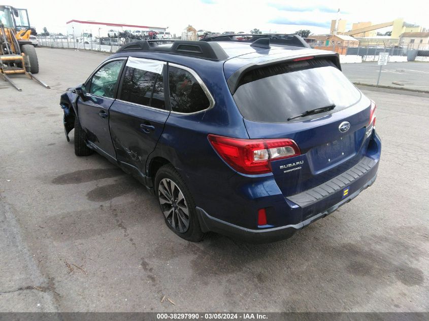 2016 SUBARU OUTBACK 2.5I LIMITED - 4S4BSANCXG3247381