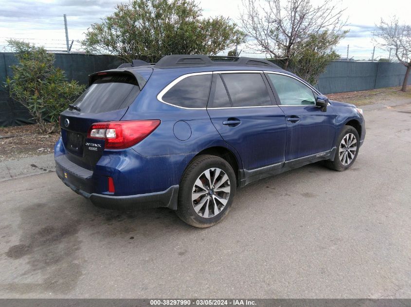 2016 SUBARU OUTBACK 2.5I LIMITED - 4S4BSANCXG3247381