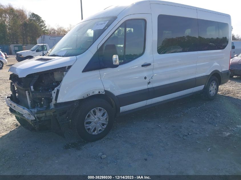 2020 FORD TRANSIT-350 PASSENGER VAN XLT - 1FBAX2C82LKA43779