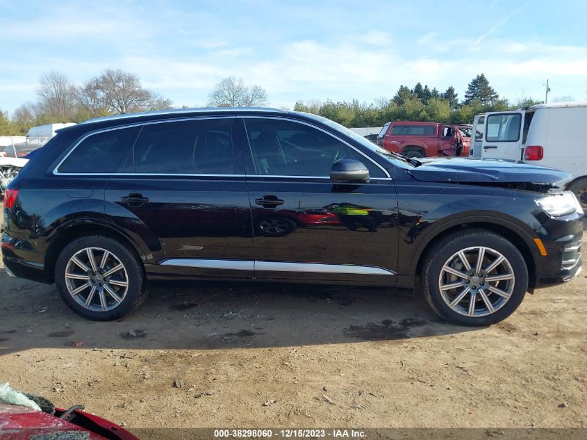 2018 AUDI Q7 2.0T PREMIUM - WA1LHAF73JD010509