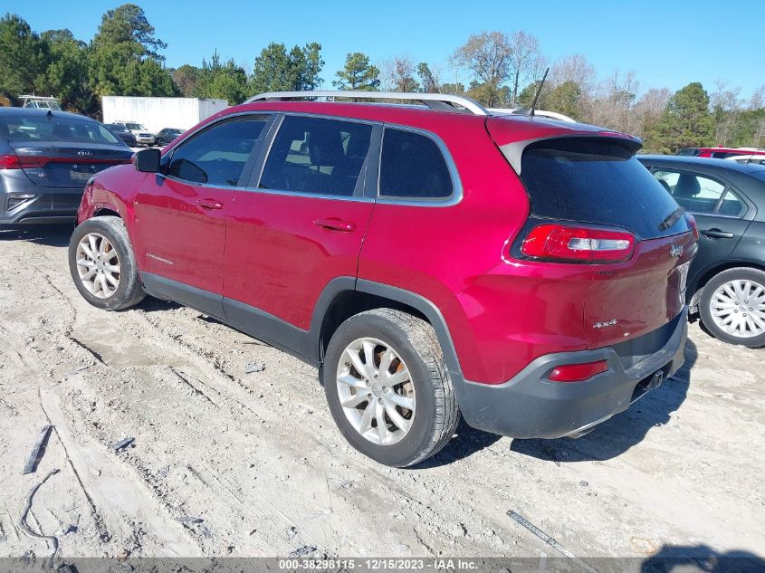2016 JEEP CHEROKEE LIMITED - 1C4PJMDB9GW120420