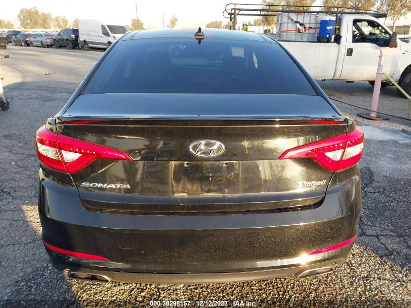 2016 HYUNDAI SONATA LIMITED - 5NPE34AF1GH283853