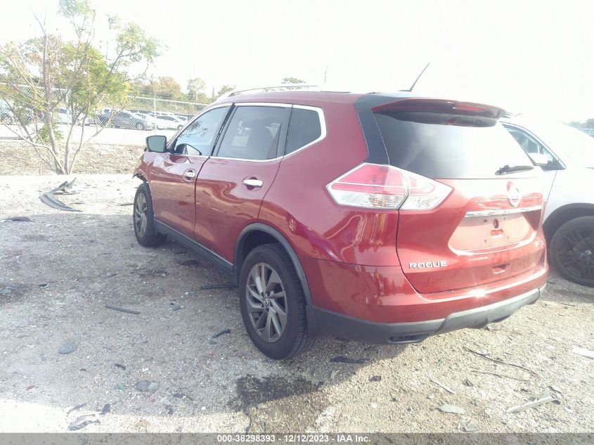 2016 NISSAN ROGUE S/SL/SV - KNMAT2MT0GP704132