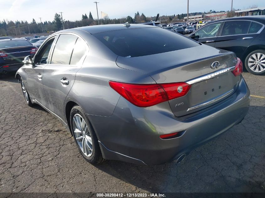 2015 INFINITI Q50 PREMIUM/SPORT - JN1BV7AR4FM414998