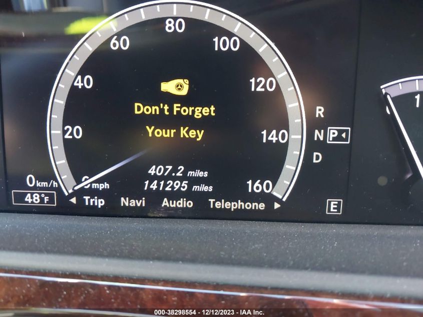 2013 MERCEDES-BENZ S 550 WDDNG7DB3DA519717