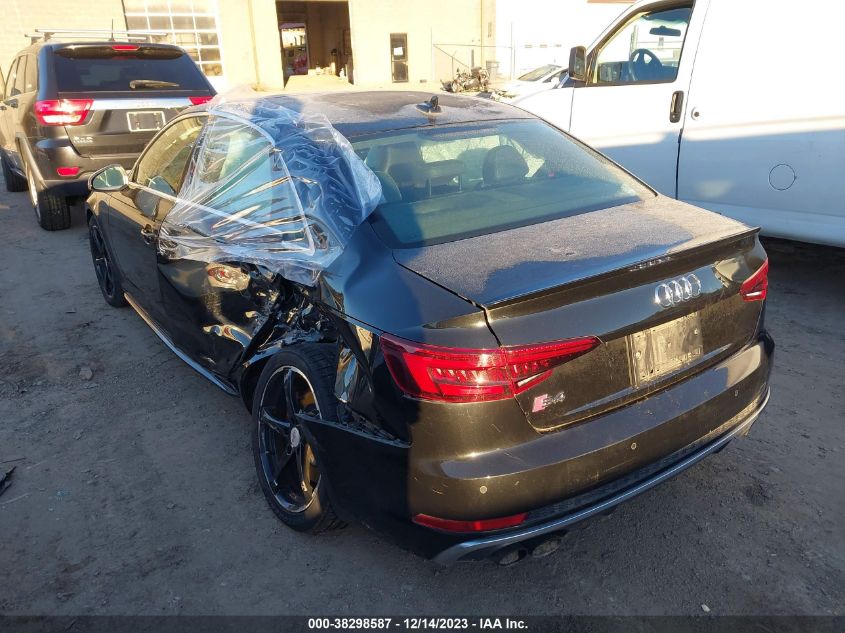 2018 AUDI S4 3.0T PREMIUM PLUS - WAUC4AF4XJA007743