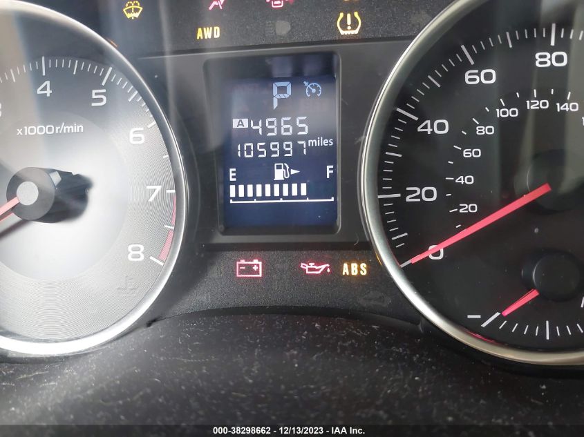 2013 SUBARU XV CROSSTREK 2.0 LIMITED - JF2GPAKC7D2867074