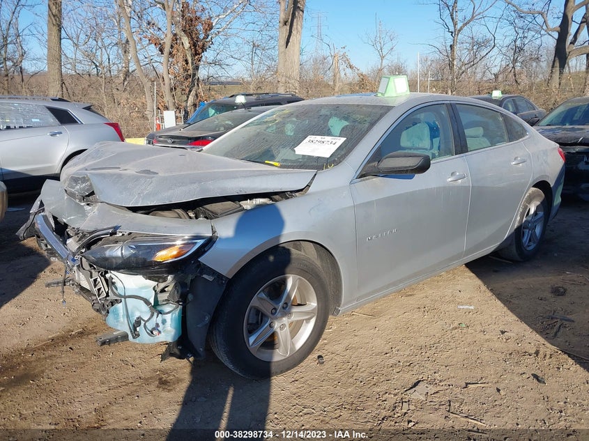 VIN 1G1ZB5ST6MF034509 2021 CHEVROLET MALIBU FWD LS