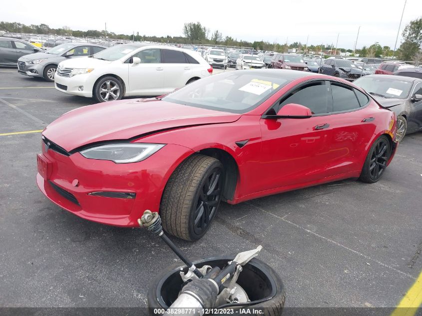 2022 TESLA MODEL S - 5YJSA1E5XNF484848
