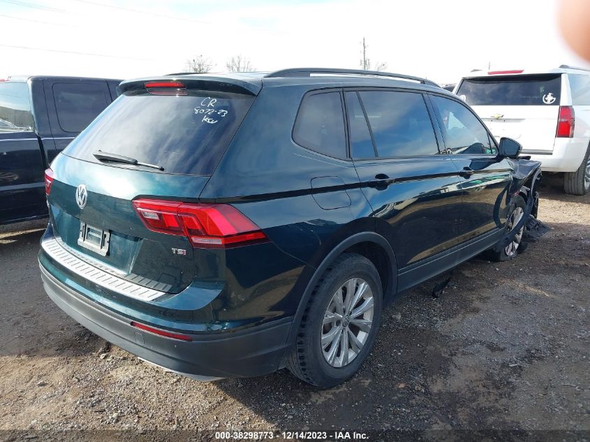 2018 VOLKSWAGEN TIGUAN 2.0T S - 3VV1B7AX5JM019033