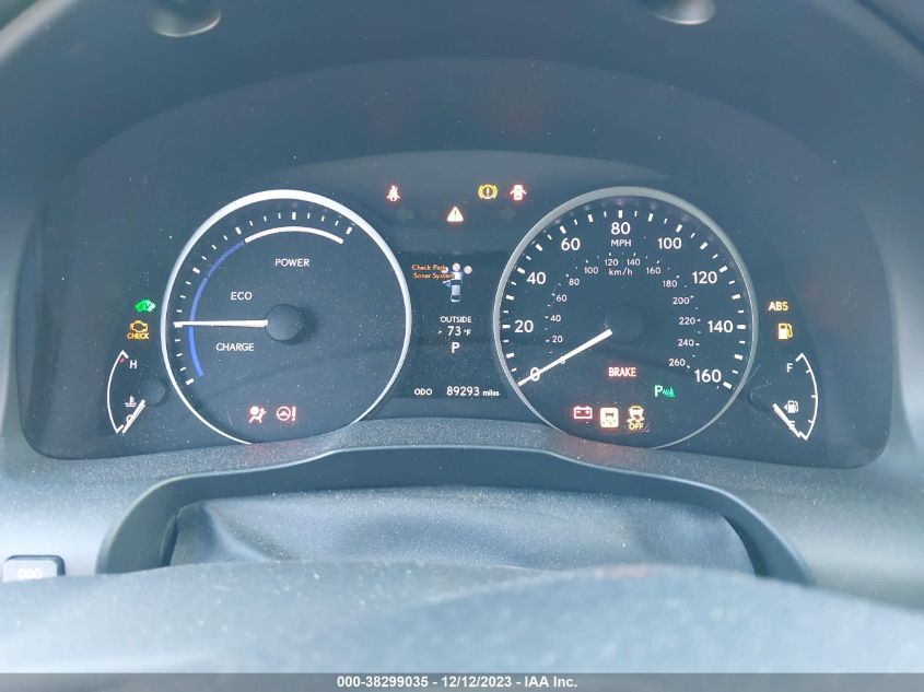 2013 LEXUS ES 300H - JTHBW1GG1D2023005
