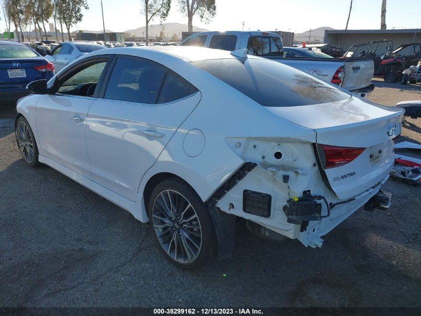 2017 HYUNDAI ELANTRA SPORT - KMHD04LB5HU331145