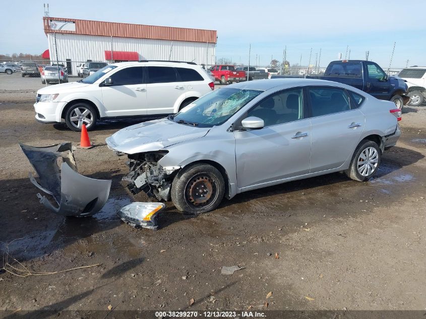 2015 NISSAN SENTRA S/SV/SR/SL - 3N1AB7AP0FY308743