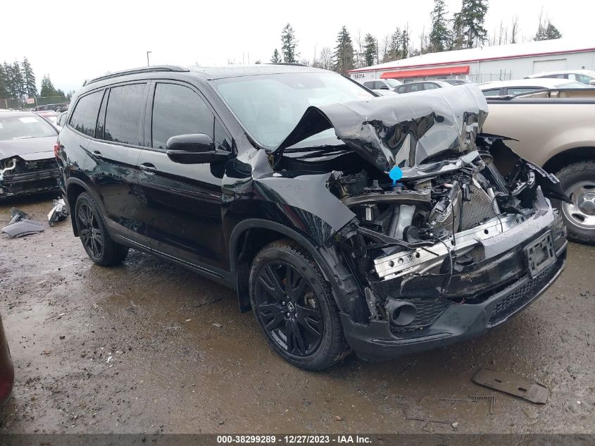 5FNYF6H76LB000239 HONDA PILOT AWD BLACK EDITION 2020