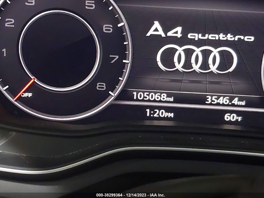 2017 AUDI A4 2.0T PREMIUM - WAUENAF41HN002732