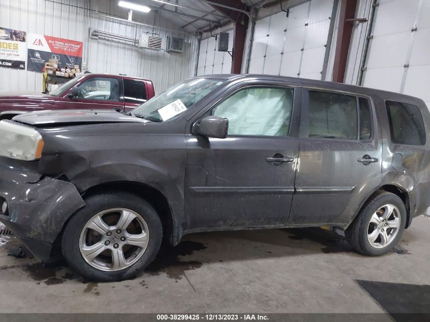 2013 HONDA PILOT EXL - 5FNYF3H58DB002752
