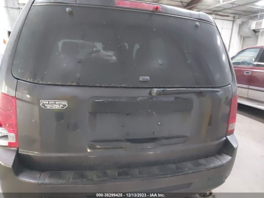 2013 HONDA PILOT EXL - 5FNYF3H58DB002752