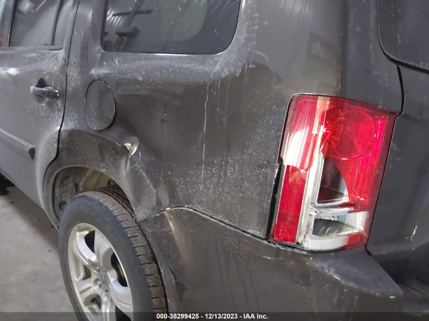 2013 HONDA PILOT EXL - 5FNYF3H58DB002752