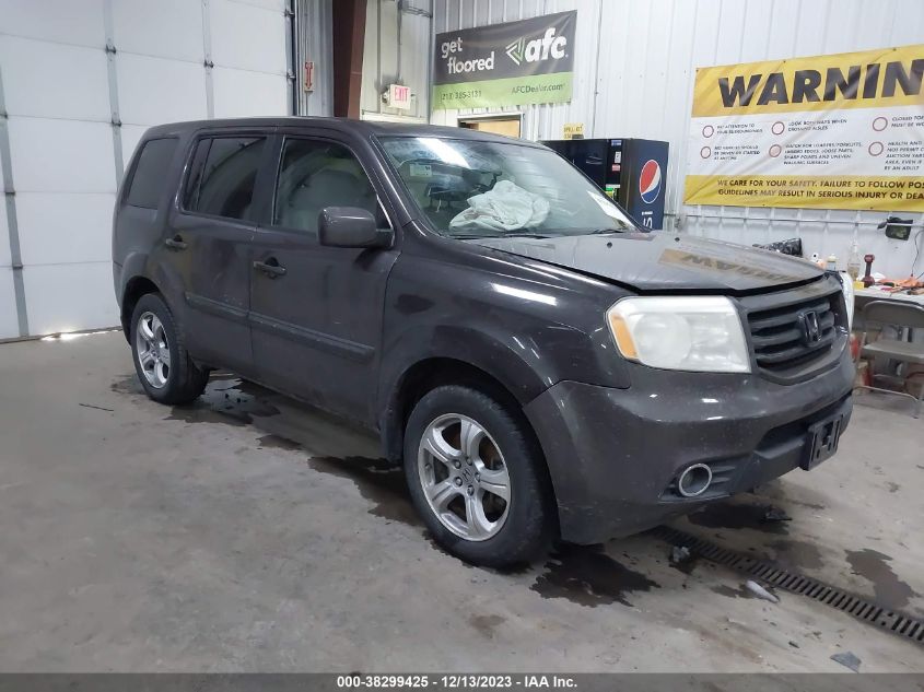 2013 HONDA PILOT EXL - 5FNYF3H58DB002752
