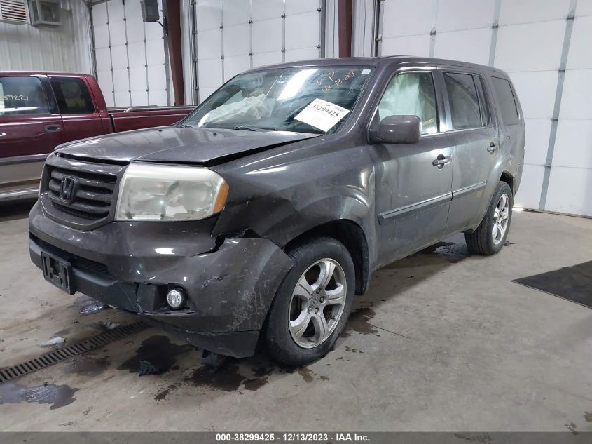 2013 HONDA PILOT EXL - 5FNYF3H58DB002752