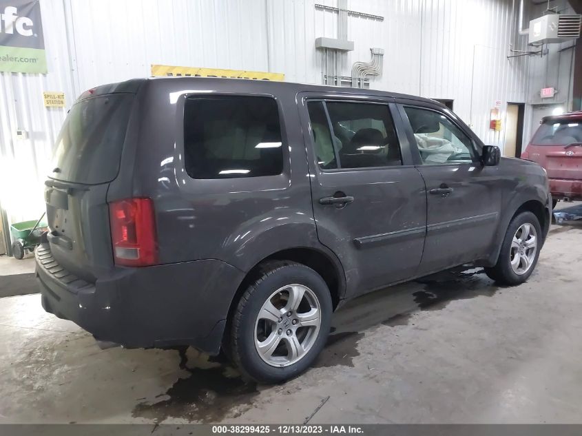 2013 HONDA PILOT EXL - 5FNYF3H58DB002752