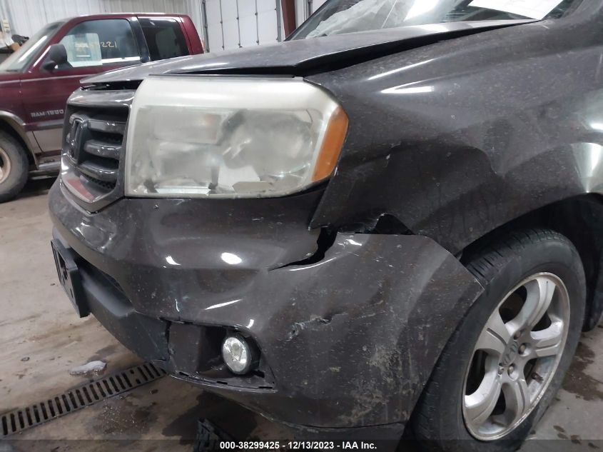 2013 HONDA PILOT EXL - 5FNYF3H58DB002752