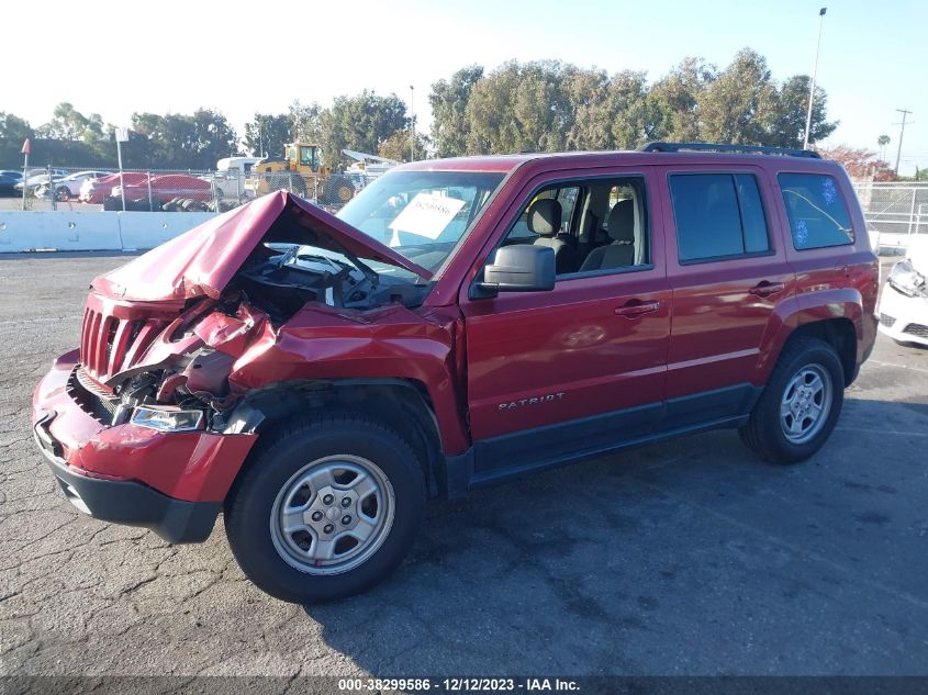 2013 JEEP PATRIOT SPORT - 1C4NJPBA5DD158687