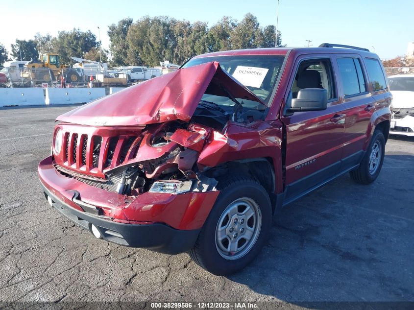 2013 JEEP PATRIOT SPORT - 1C4NJPBA5DD158687