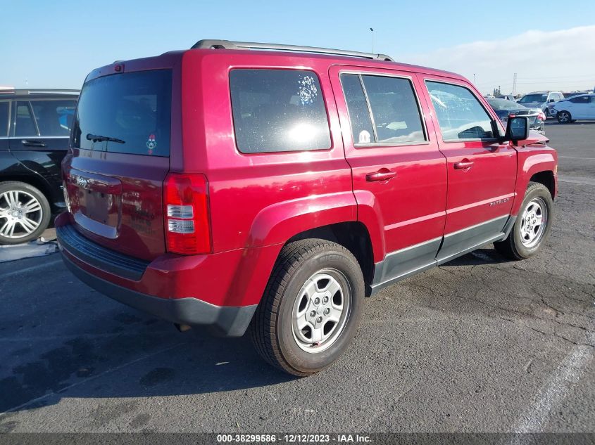 2013 JEEP PATRIOT SPORT - 1C4NJPBA5DD158687