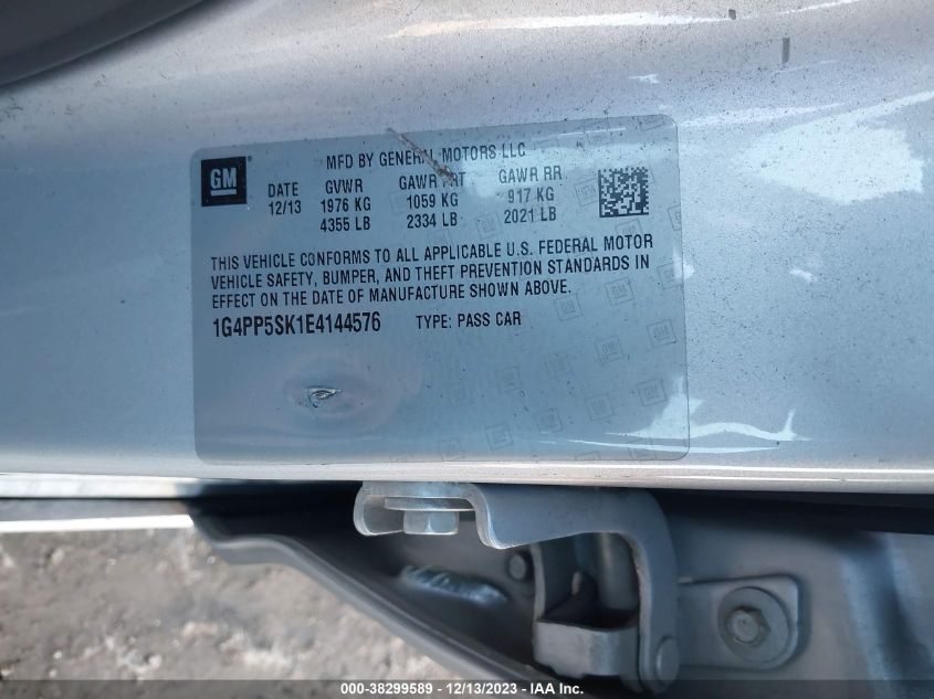 2014 BUICK VERANO - 1G4PP5SK1E4144576