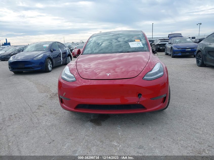 2022 TESLA MODEL Y LONG RANGE DUAL MOTOR ALL-WHEEL DRIVE - 7SAYGDEE7NF354507