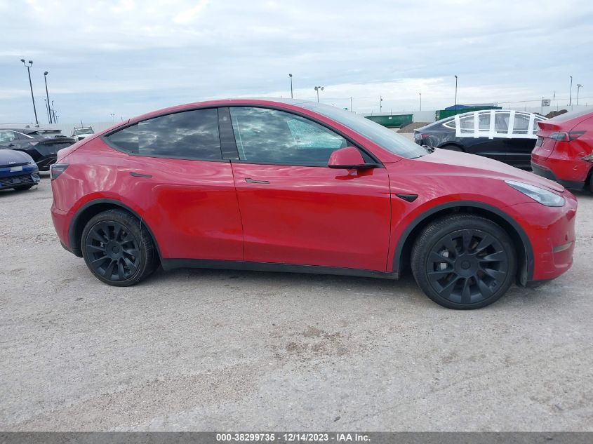 2022 TESLA MODEL Y LONG RANGE DUAL MOTOR ALL-WHEEL DRIVE - 7SAYGDEE7NF354507