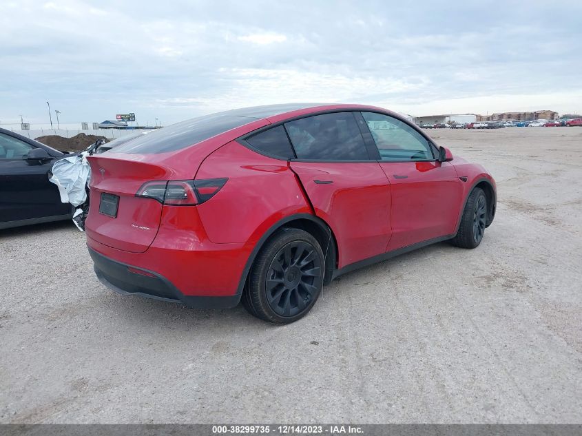 2022 TESLA MODEL Y LONG RANGE DUAL MOTOR ALL-WHEEL DRIVE - 7SAYGDEE7NF354507