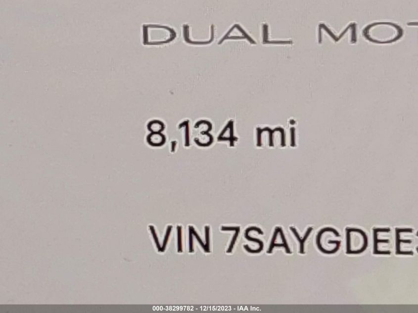 2023 TESLA MODEL Y - 7SAYGDEE3PF802504