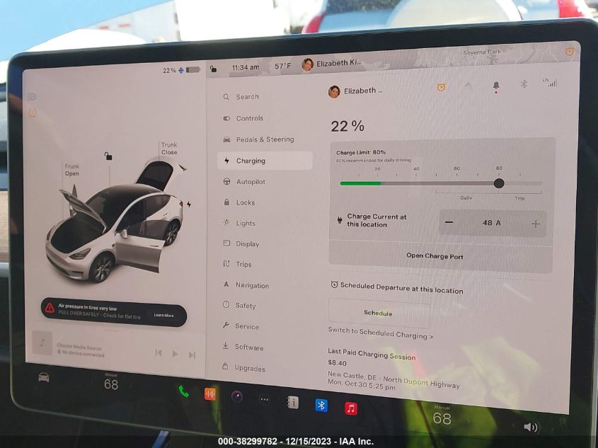 2023 TESLA MODEL Y - 7SAYGDEE3PF802504
