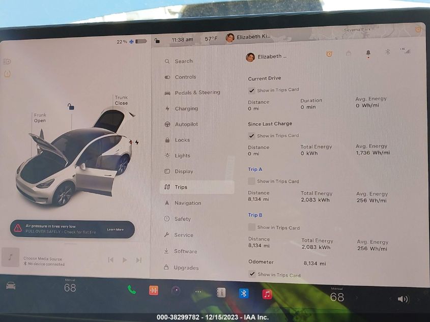 2023 TESLA MODEL Y - 7SAYGDEE3PF802504