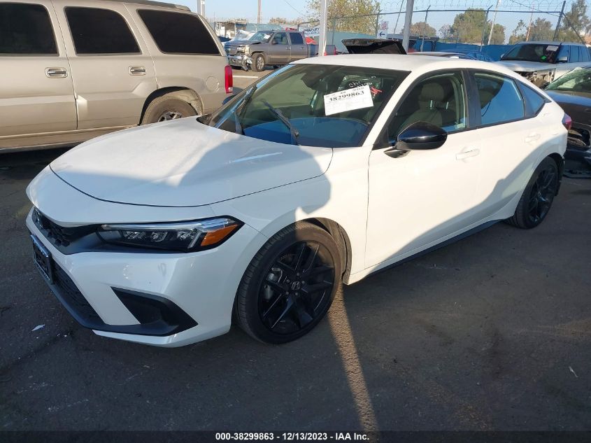 2022 HONDA CIVIC SPORT - 19XFL2H82NE016349